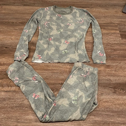 P.J. Salvage Girl’s Camo Butterfly PJ Set - 12-14L