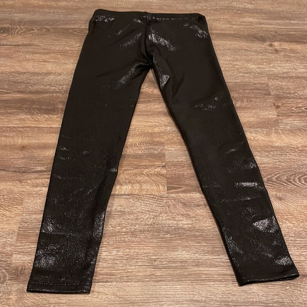 MIA Girl’s Sparkly Black Leggings - L