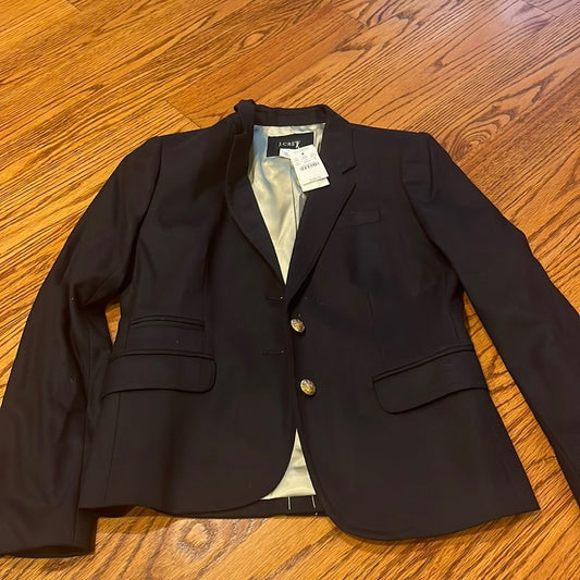 NWT J.Crew Woman’s Navy Blue Blazer Size 6