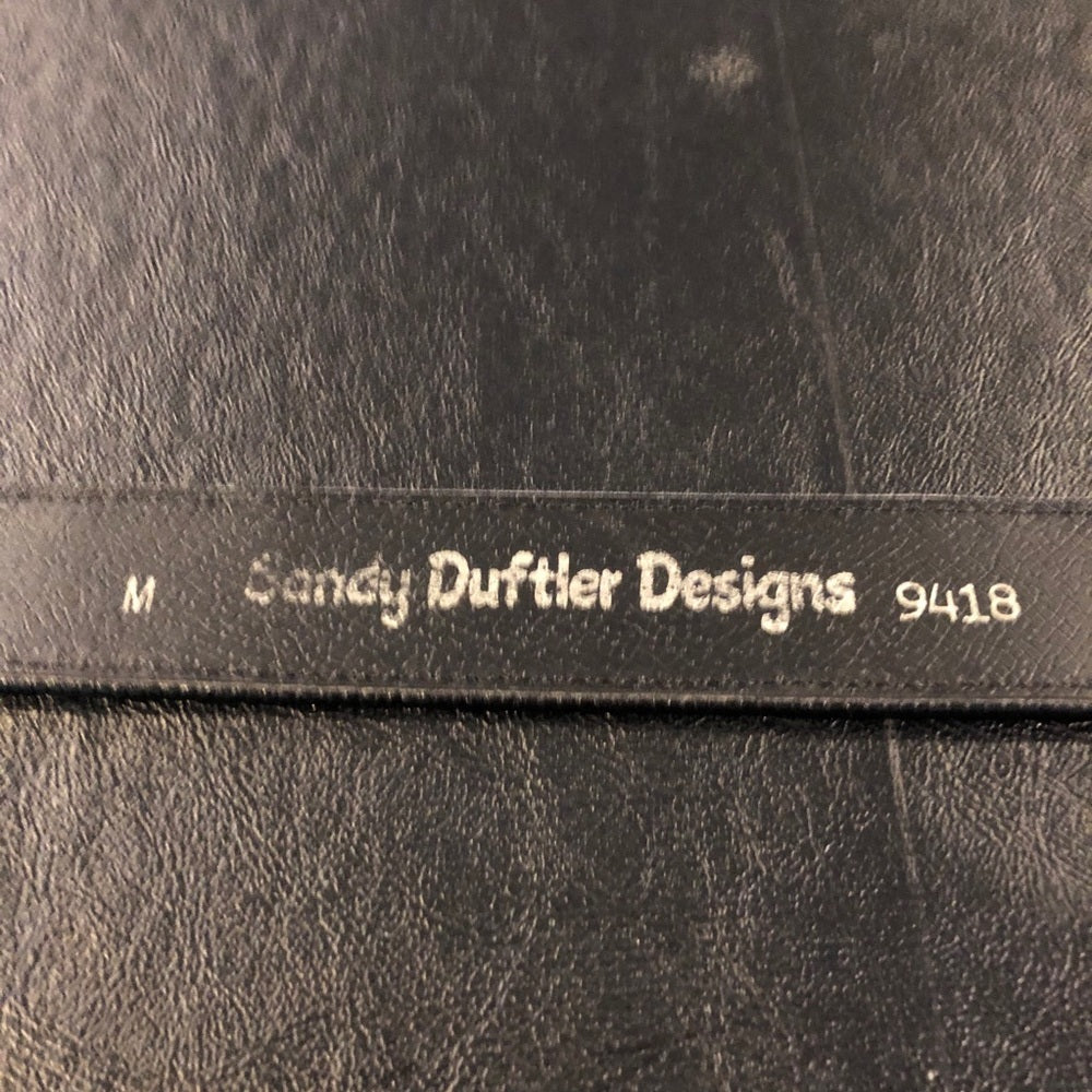 Sandy Duftler Designs Black Belt 36 in from buckle