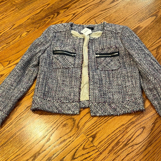 NWT J Crew Woman’s Purple Jacket Size 6