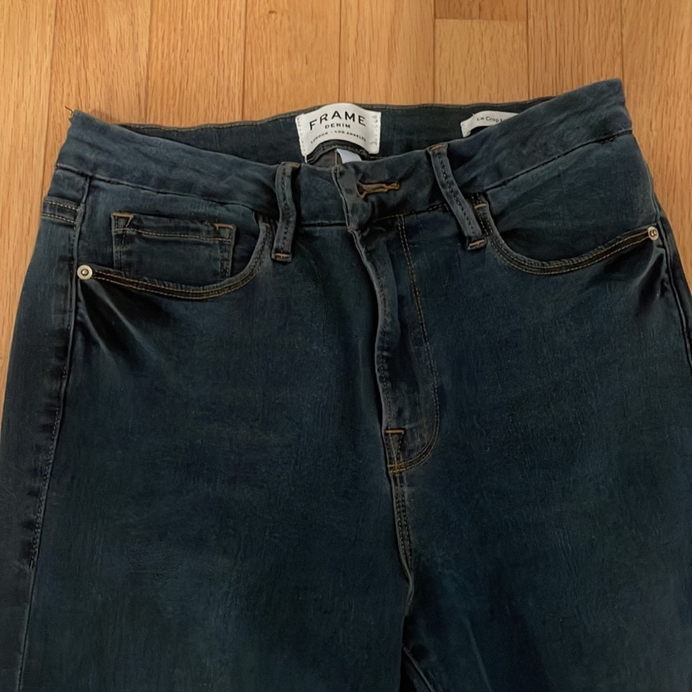 Women’s Frame Denim Mini Boot Blue Jeans Size 28