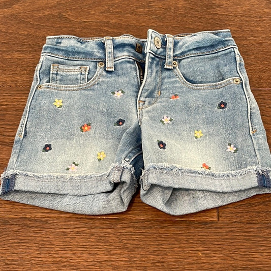 GAP Girls MIDI Slim Jeans Shorts Size 7