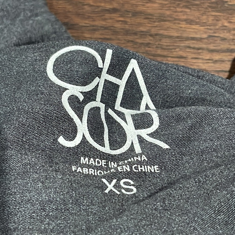 Chaser Grey Lips Sweatshirt Size XS