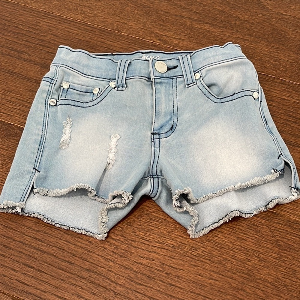 PINC Girls Blue Denim Shorts Size 8