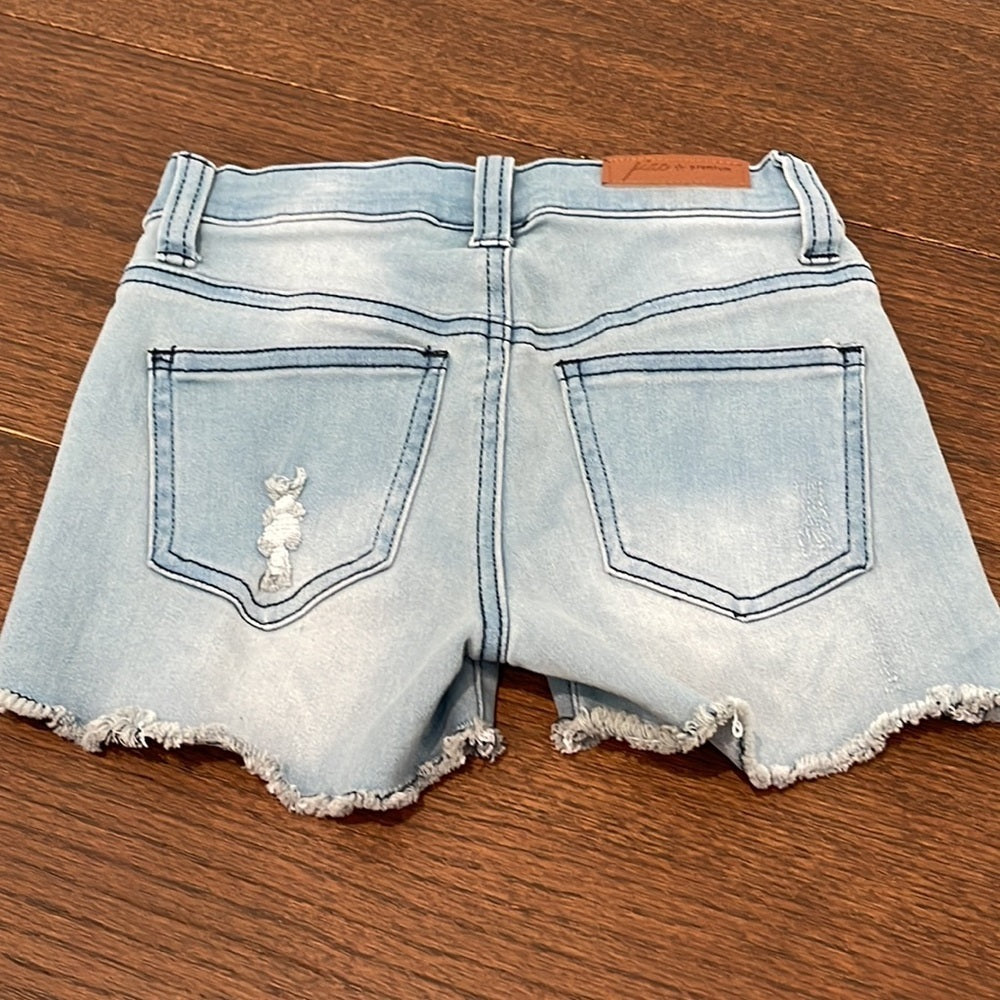 PINC Girls Blue Denim Shorts Size 8