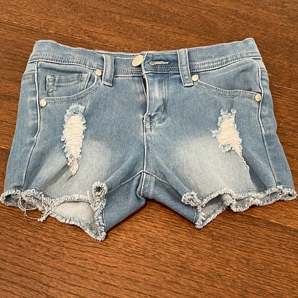 PINC Girls Blue Denim Shorts Size 8