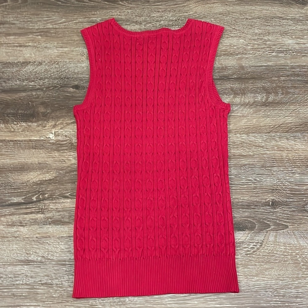 TWEEDS Women’s Magenta Sweater Vest - S