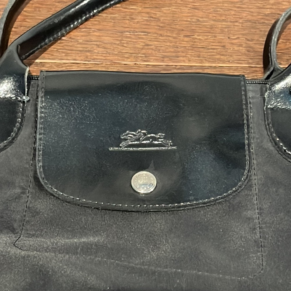 Longchamp Le Pliage Black City Small Shopping Bag