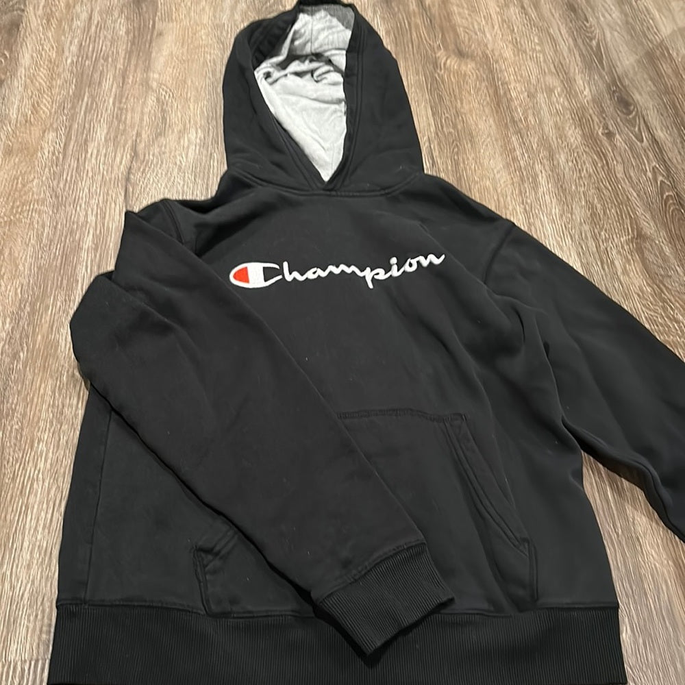 Champion Kid’s Black Hoodie - Size XL