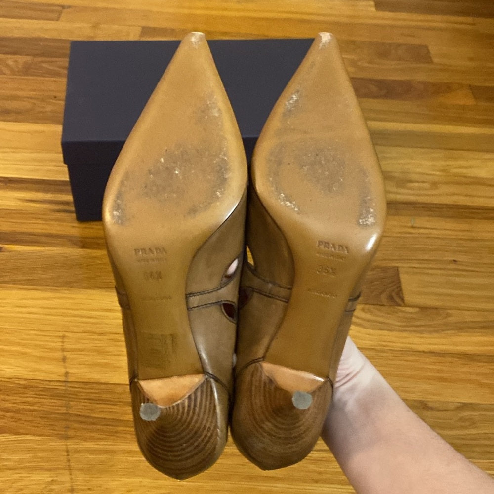 Prada Women’s Brown Pumps Size 6.5