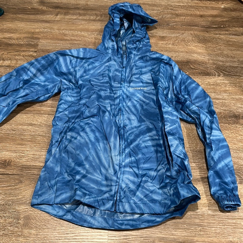 Lands’ End Kid’s Tie-Dye Raincoat - Size Small