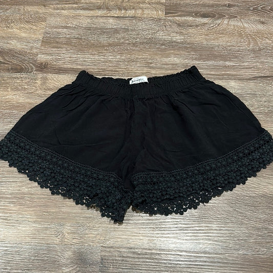 Abercrombie Kids Black Shorts - Size Medium