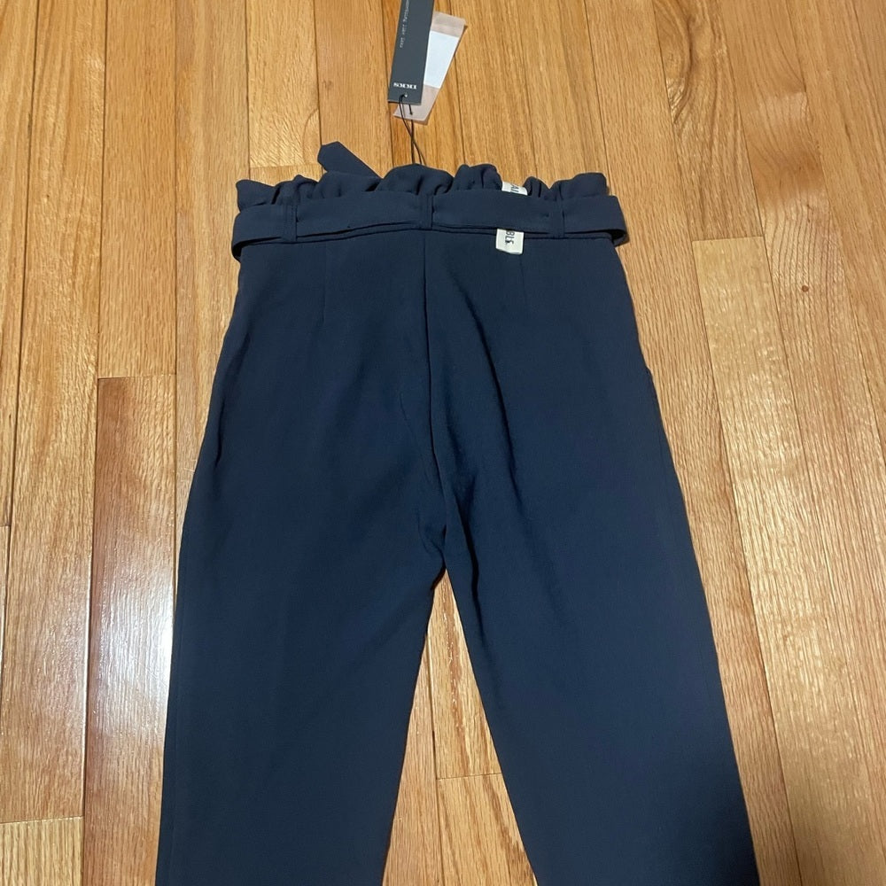 NWT Ikks Lettuce Trim Navy Kids Pants