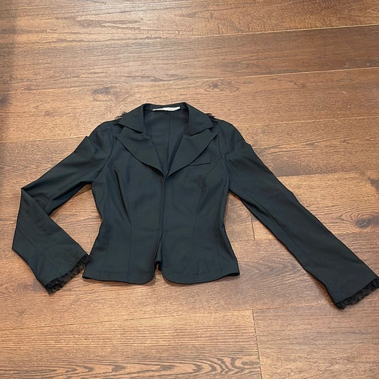 Diane Von Furstenberg Black Blazer Size 6