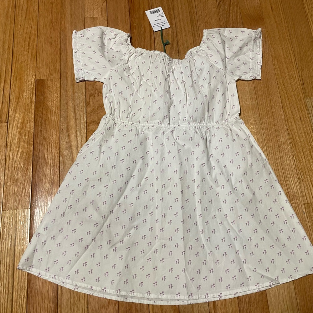 NWT Morgan Lane White and Purple Kids Dress Size 6