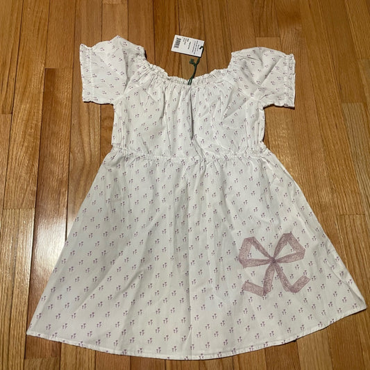 NWT Morgan Lane White and Purple Kids Dress Size 6