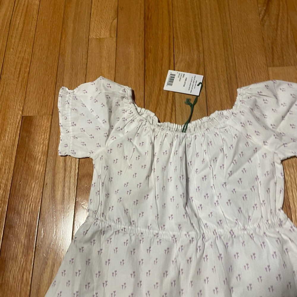 NWT Morgan Lane White and Purple Kids Dress Size 6