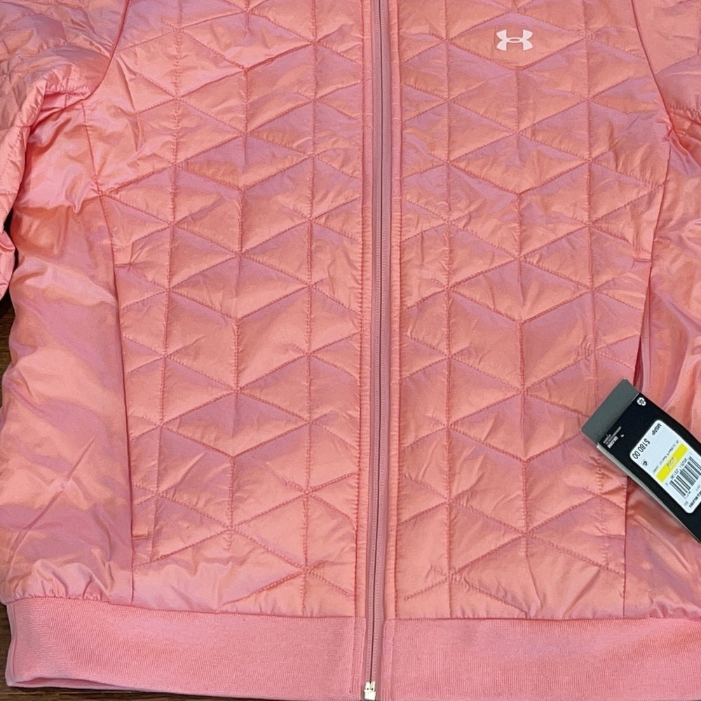 NWT Under Armour Women’s Pick Peach Lightweight Jacket Size Medium