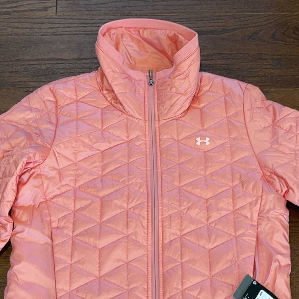 NWT Under Armour Women’s Pick Peach Lightweight Jacket Size Medium