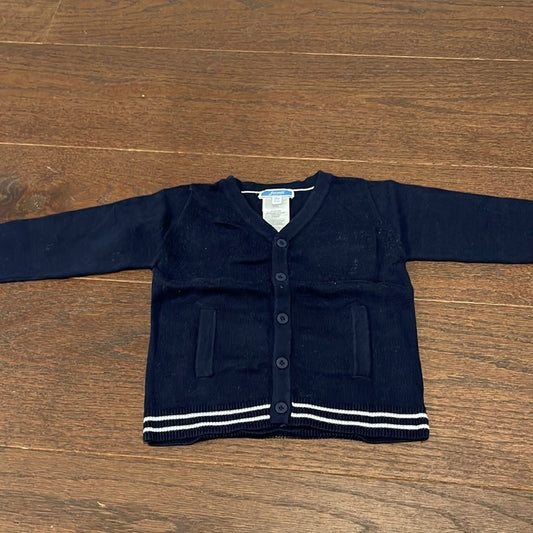 Jacadi Boys Navy Cardigan Sweater Size 18 months