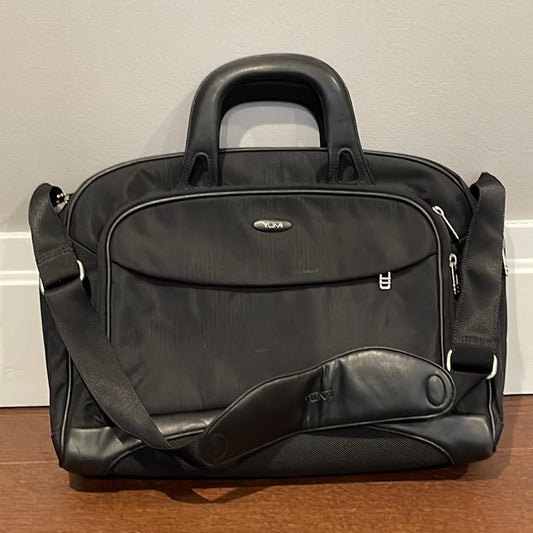 Tumi Canvas Briefcase with Strap