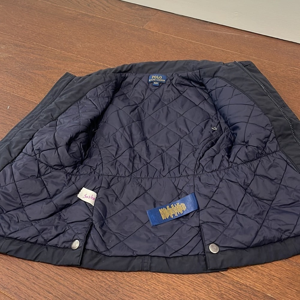 GIRLS Polo Ralph Lauren Very Dark Navy Lightweight Jacket Size 4/4T