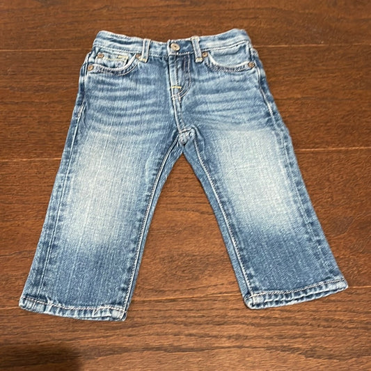 Boys 7 For All Mankind Standard Blue Jeans Size 12 months