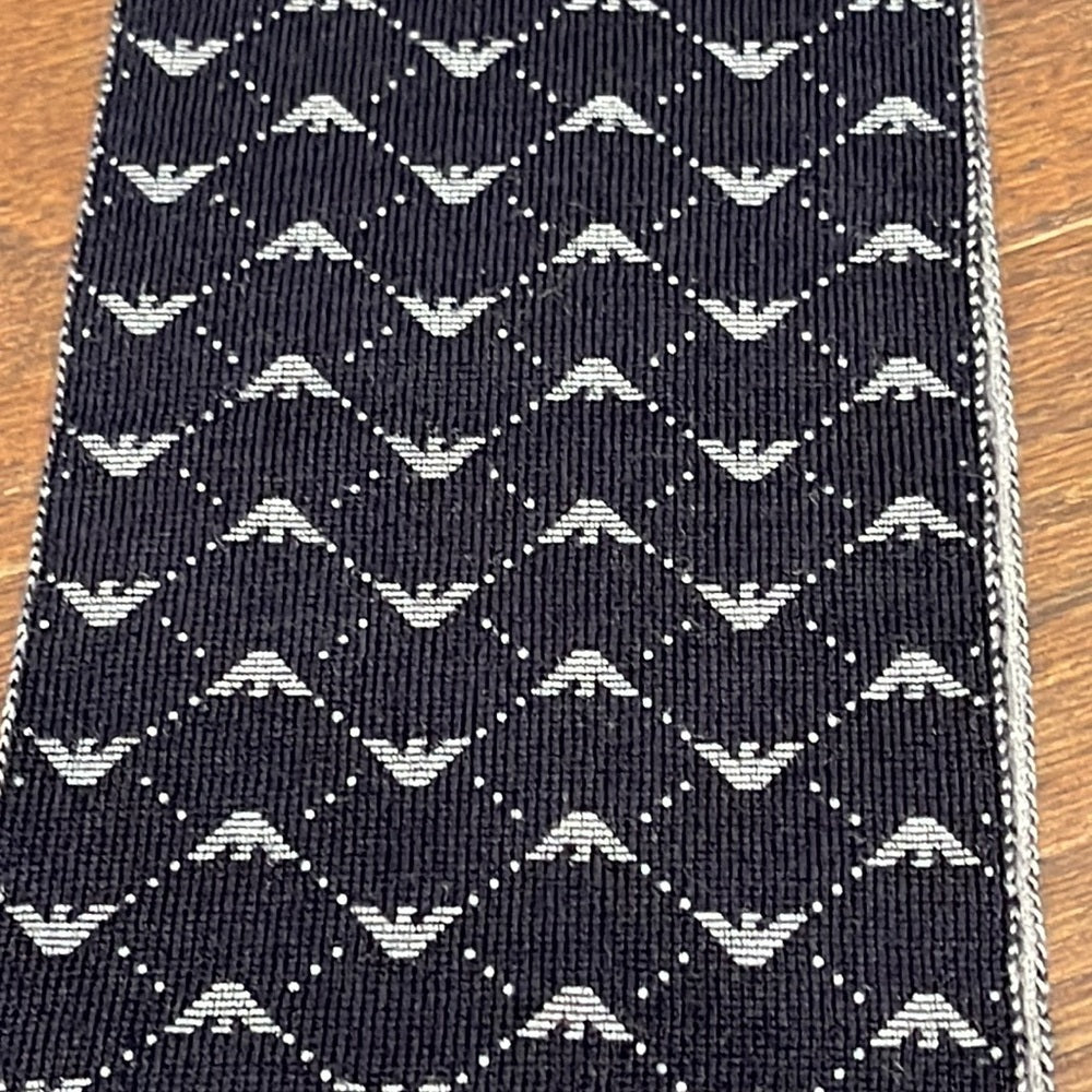 Armani Baby Navy Hat and Scarf Set