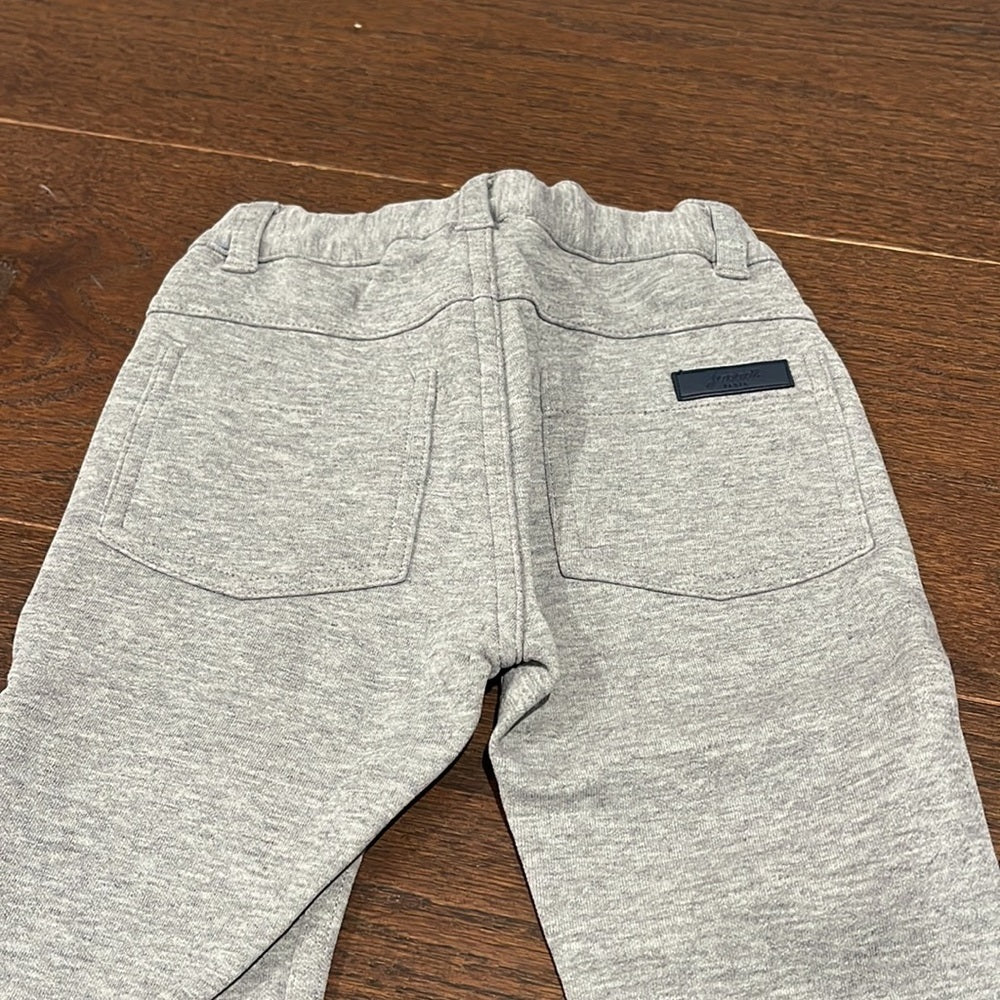 Jacadi Grey Boys Cotton Pants Size 18 months