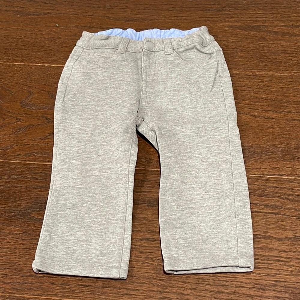 Jacadi Grey Boys Cotton Pants Size 18 months