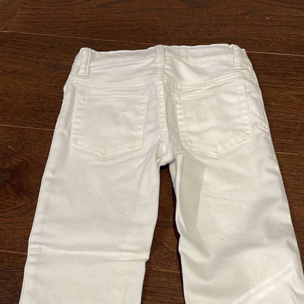 GAP Boys Slim White Jeans Size 4