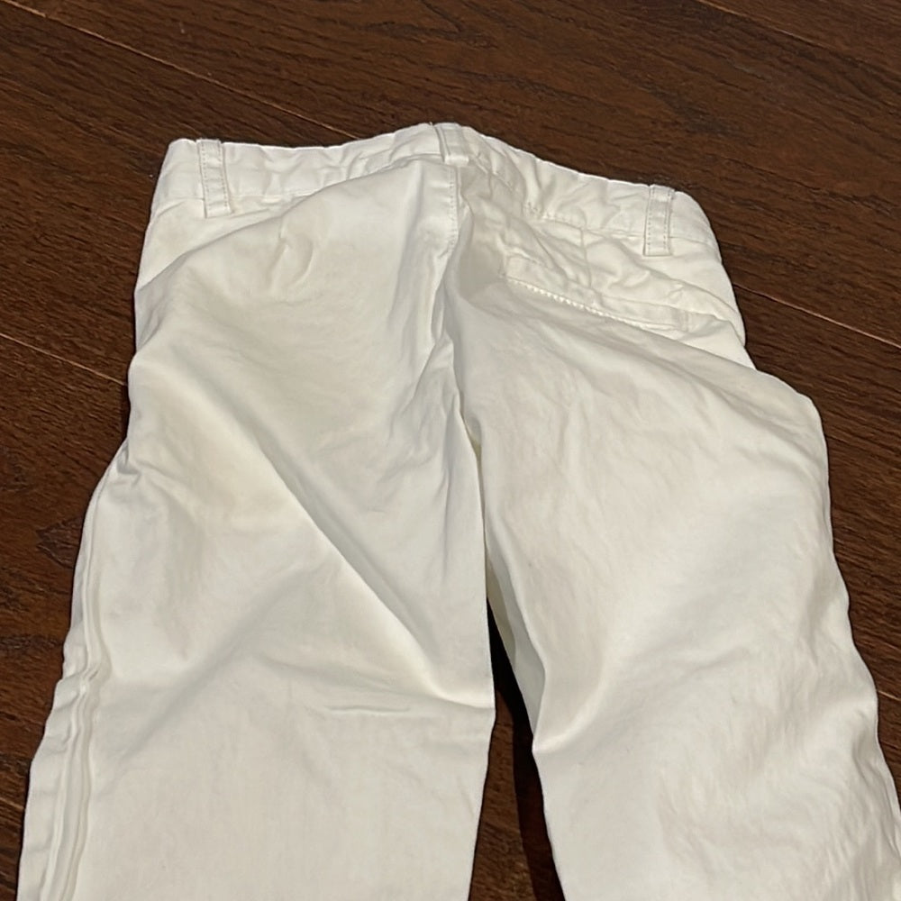 Jacadi White Chino Boys Pants Size 4