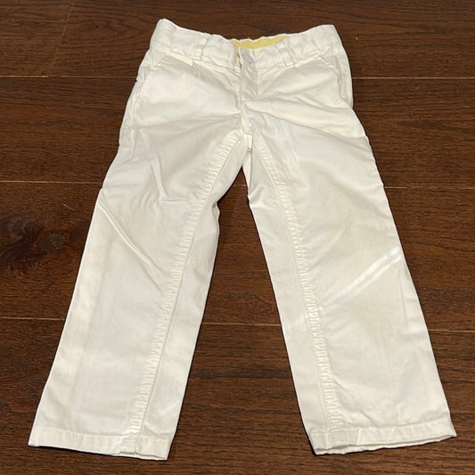 Jacadi White Chino Boys Pants Size 4