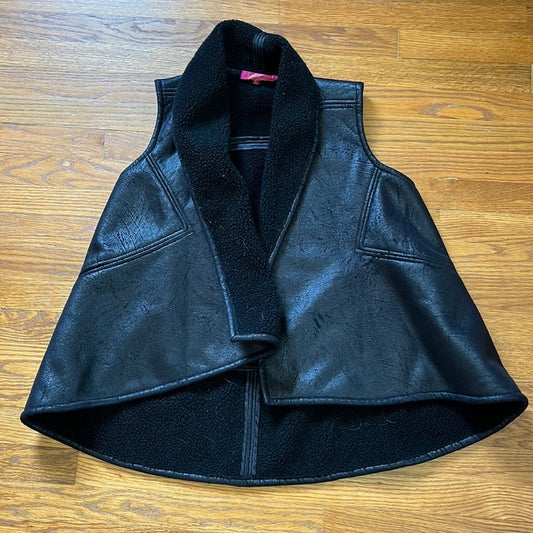 CATHERINE Malandrino black vest Size Medium