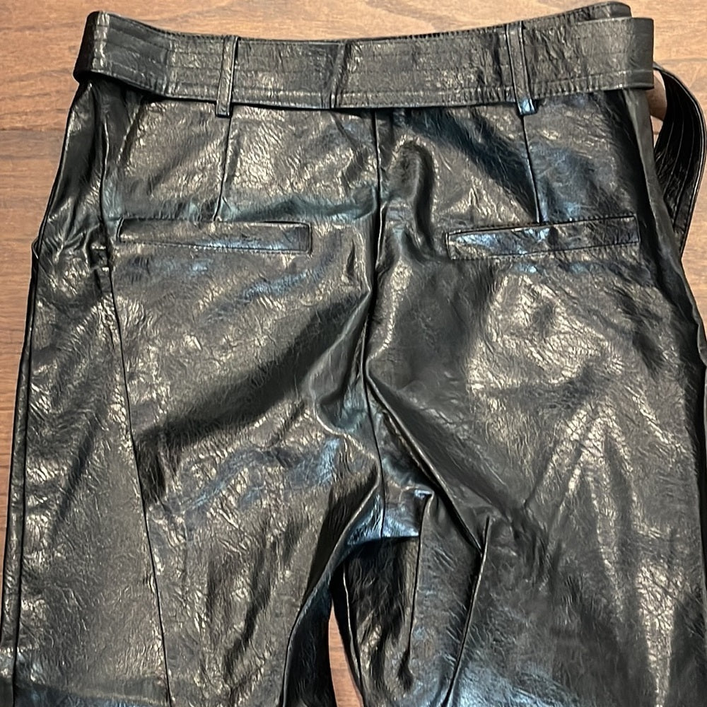 VENTI6 Women’s Faux Leather Pants Size Large