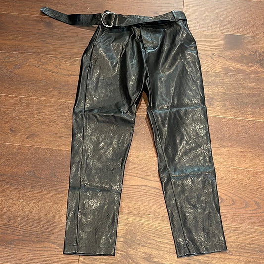 VENTI6 Women’s Faux Leather Pants Size Large