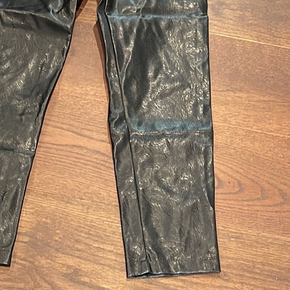 VENTI6 Women’s Faux Leather Pants Size Large