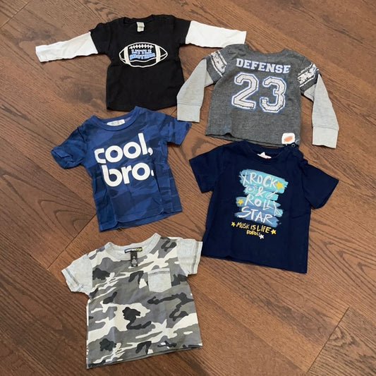 Boys bundle of 12 months T-Shirts