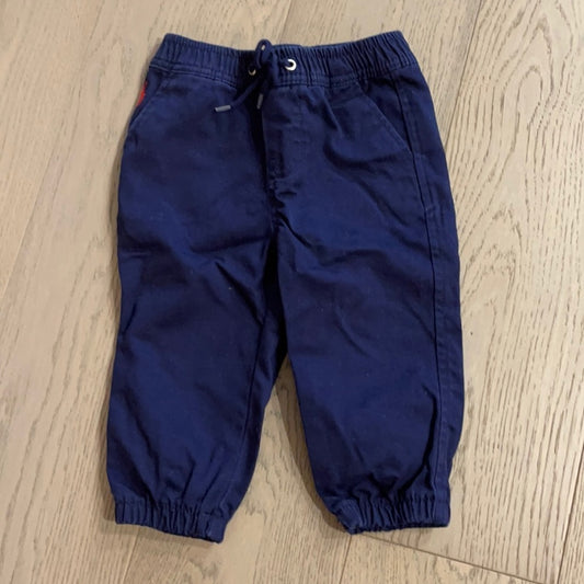 RALPH Lauren Boys Navy Chino Joggers 9 Months