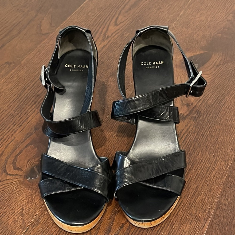 Cole Haan Women’s Black Wedges Size 8.5