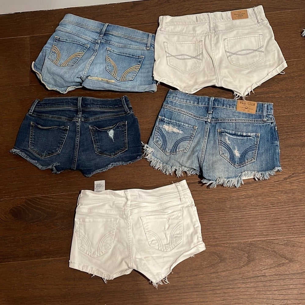 ABERCROMBIE & Fitch and Hollister Jean Shorts All Size 00