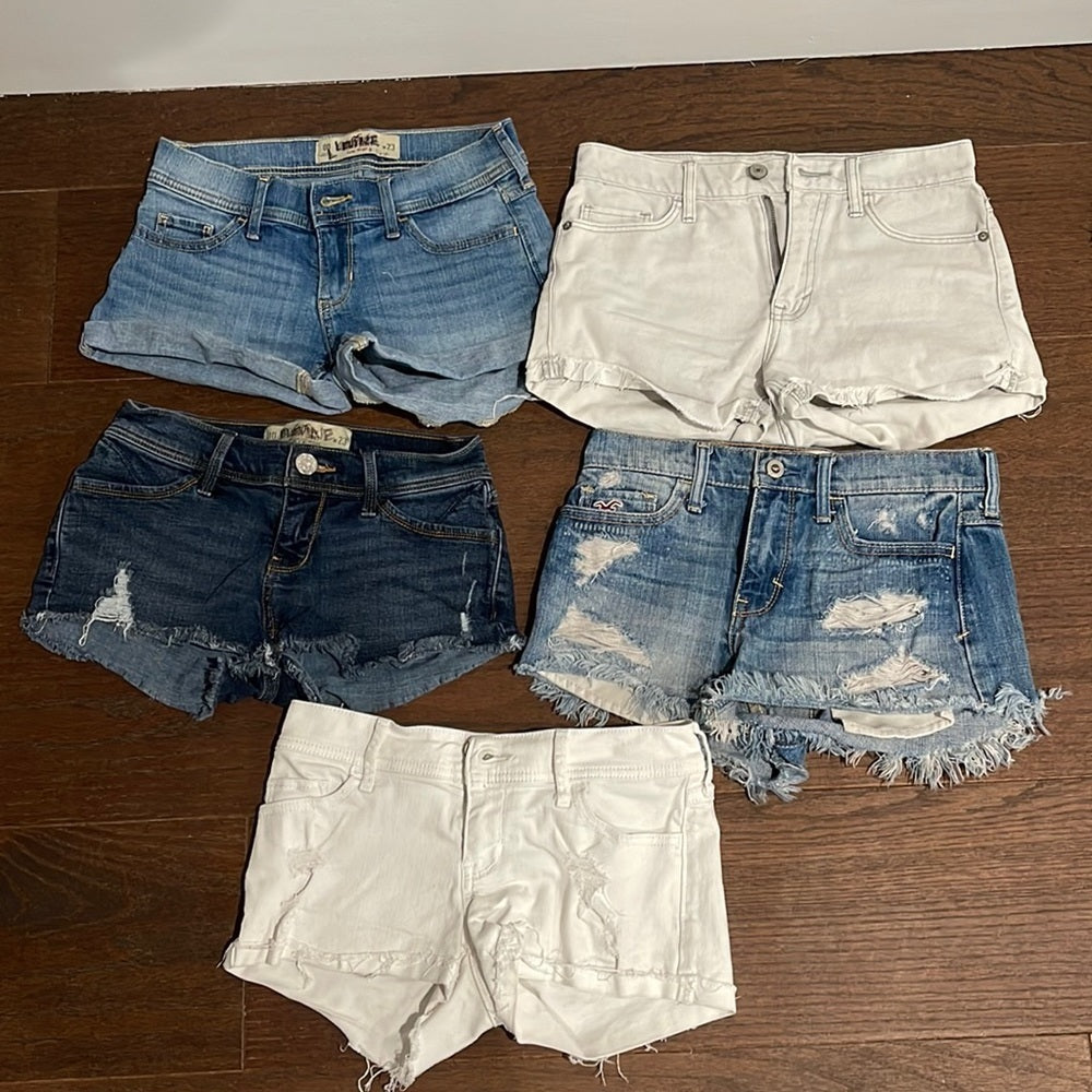 ABERCROMBIE & Fitch and Hollister Jean Shorts All Size 00