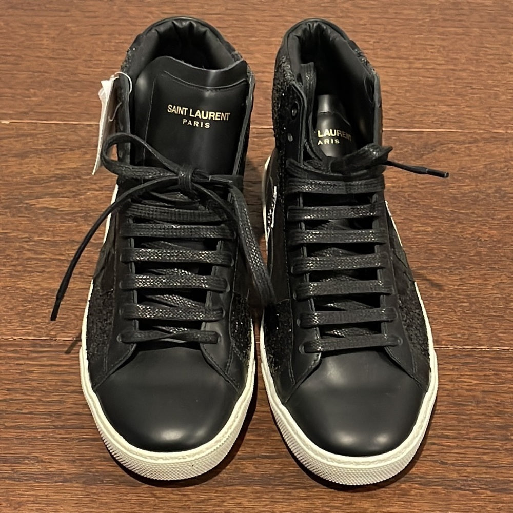 NWT Saint Laurent Paris Women’s Black Sneakers Size 36/6