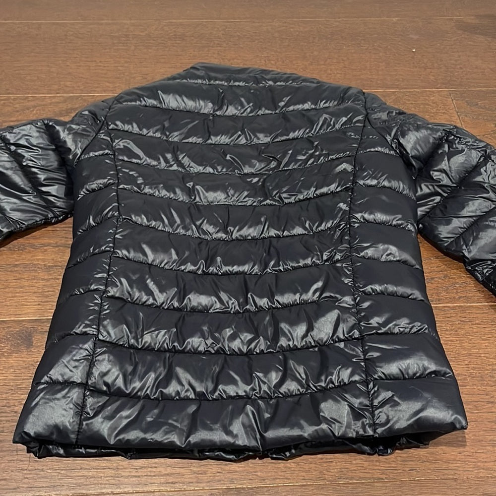 AQUA Girls Black Puffer Jacket Size Medium