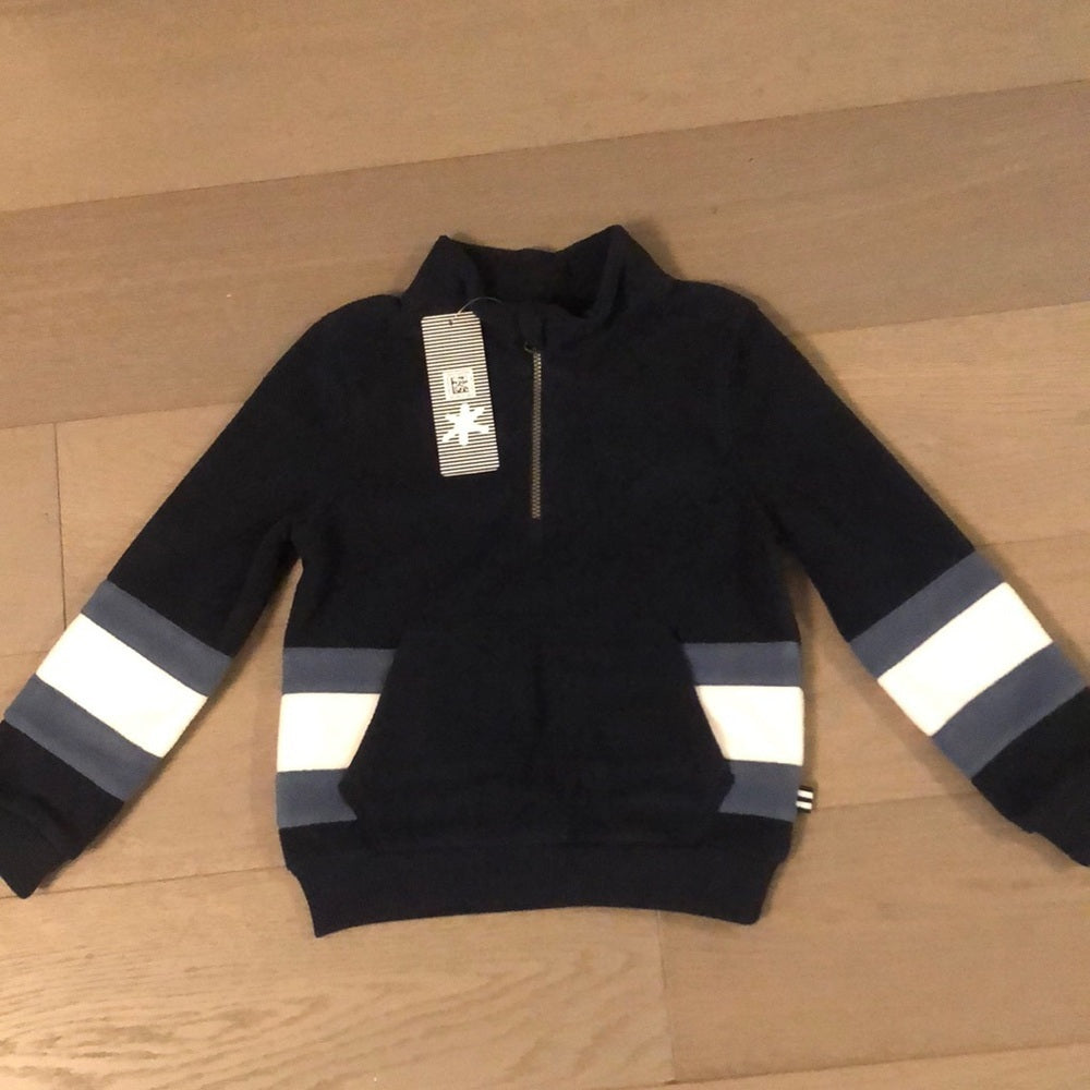 Splendid Boys Fleece Quarter Zip Sweatshirt Size 5