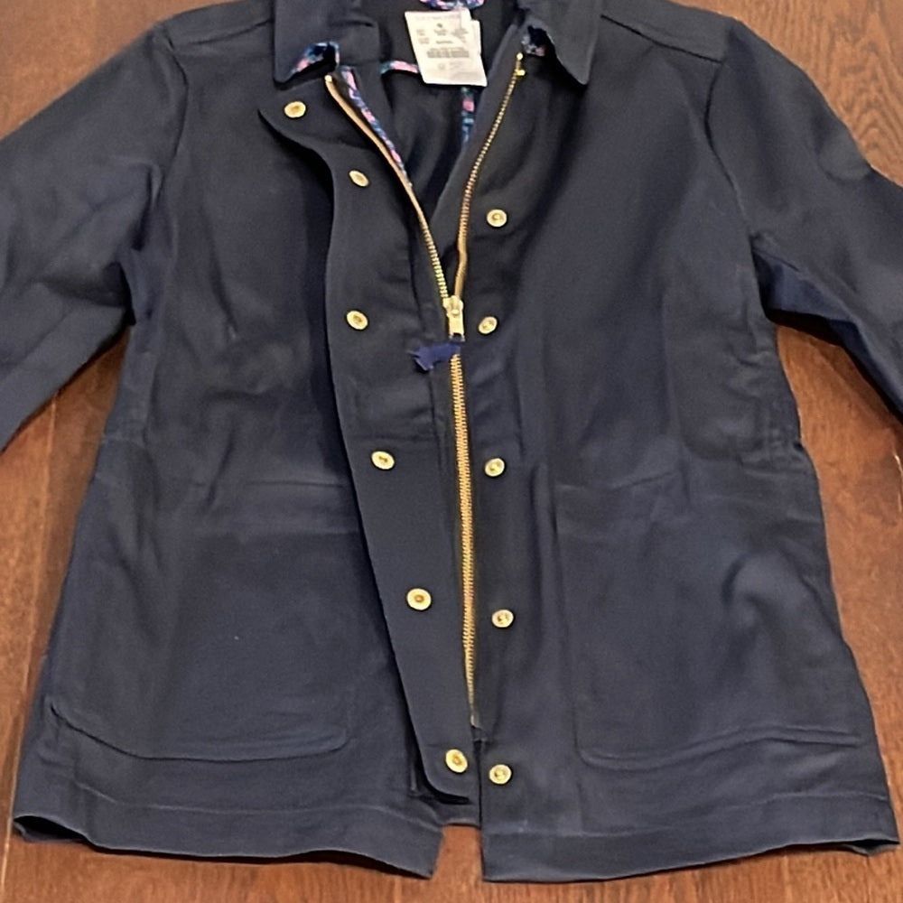 Nwt Crewcuts Girl Navy Lightweight Jacket Size 12