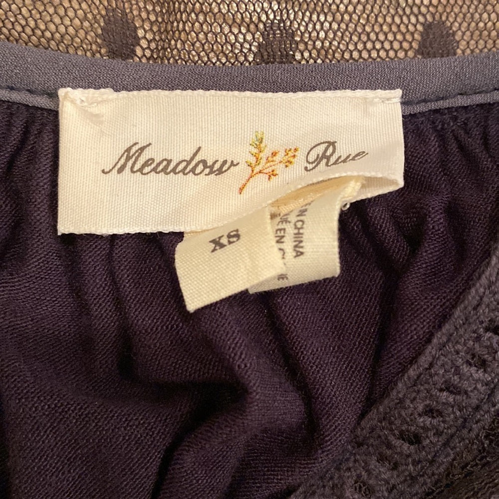 MEADOW Rue Women’s Purple Blouse Size XS