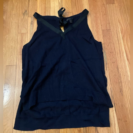 J. Crew Navy Sleeveless Sweater Size XL