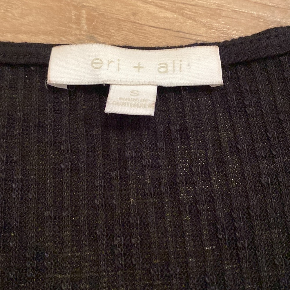 ERI + Ali Women’s Black Blouse Size Small